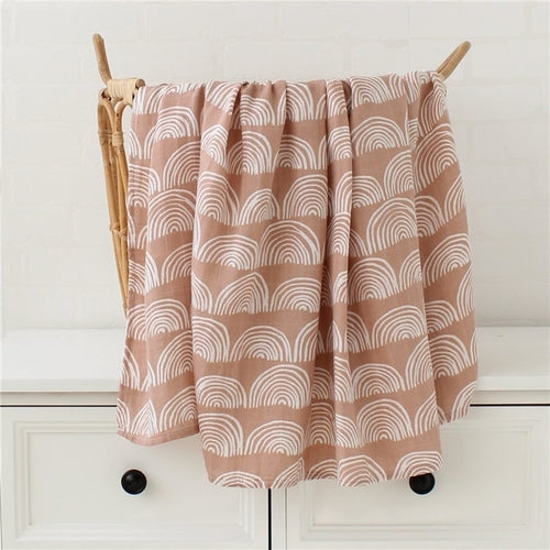 Bamboo Muslin Cotton Baby Blankets Newborn Infant | Bamboo Muslin