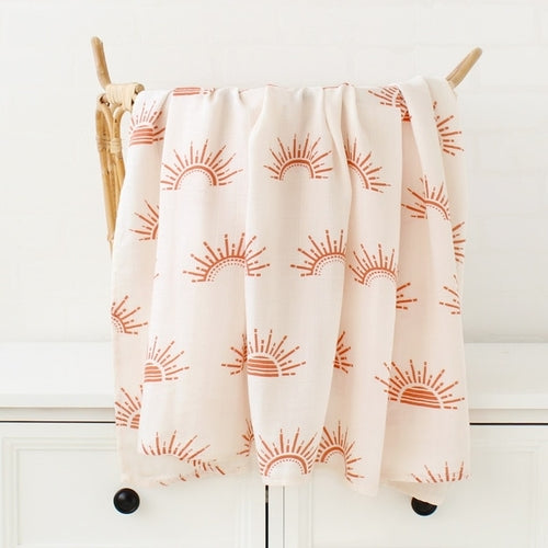 Bamboo Muslin Cotton Baby Blankets Newborn Infant | Bamboo Muslin