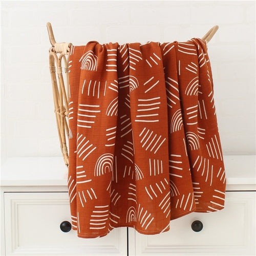 Bamboo Muslin Cotton Baby Blankets Newborn Infant | Bamboo Muslin