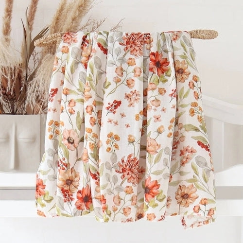 Bamboo Muslin Cotton Baby Blankets Newborn Infant | Bamboo Muslin
