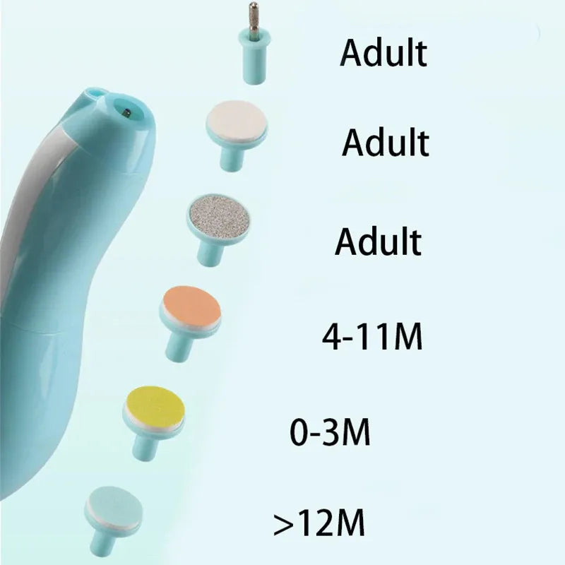 Baby Electric Nail Trimmer Kid Nail Polisher Tool Baby Care