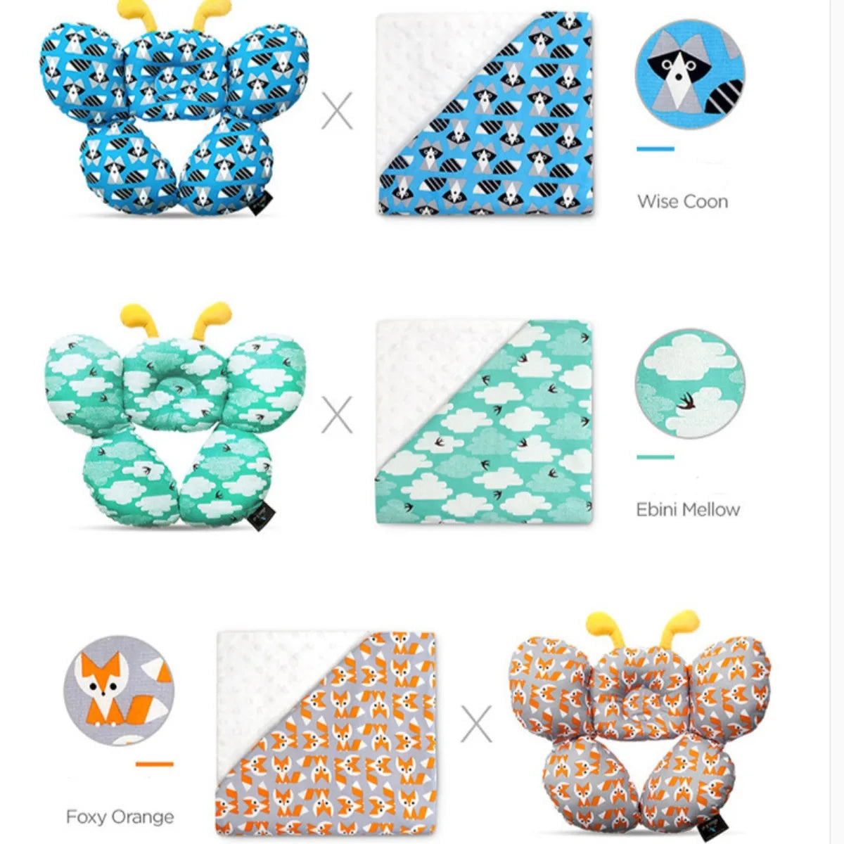 Kids Neck Pillow Baby Pillows Newborn Safety Car Seat Head Support