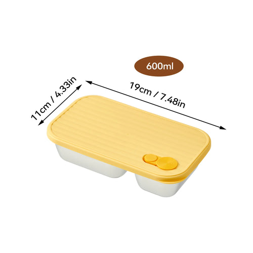 WORTHBUY Portable 304 Stainless Steel Lunch Box For Kids Students