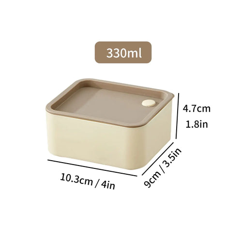 WORTHBUY Plastic Lunch Box Picnic Portable Sealed Bento Boxes With