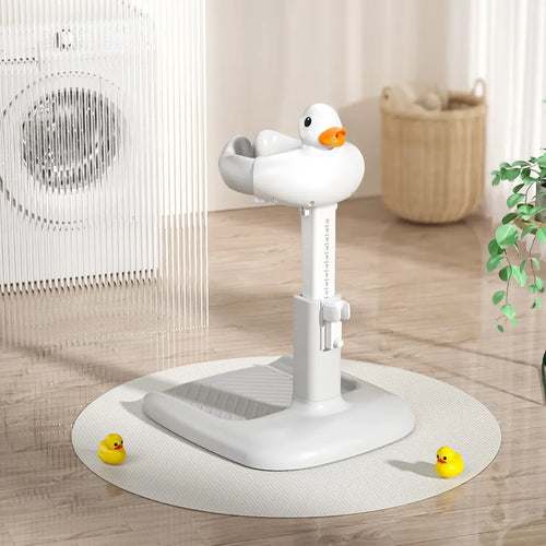 Portable Non-slip Duck Shaped Baby Bath Racks Shower Helper Handle