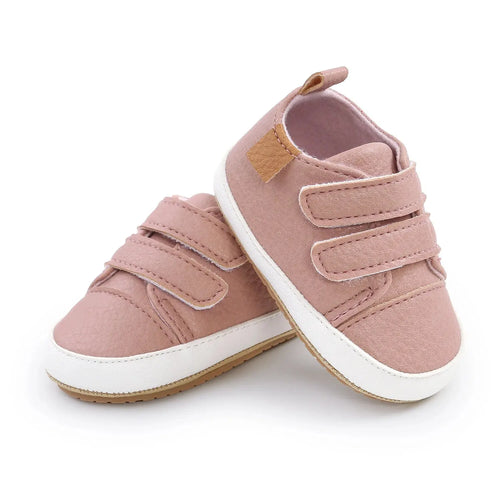Baby Shoes Boy Girl PU Leather Causal Non-slip Soft Sole Infant Kids