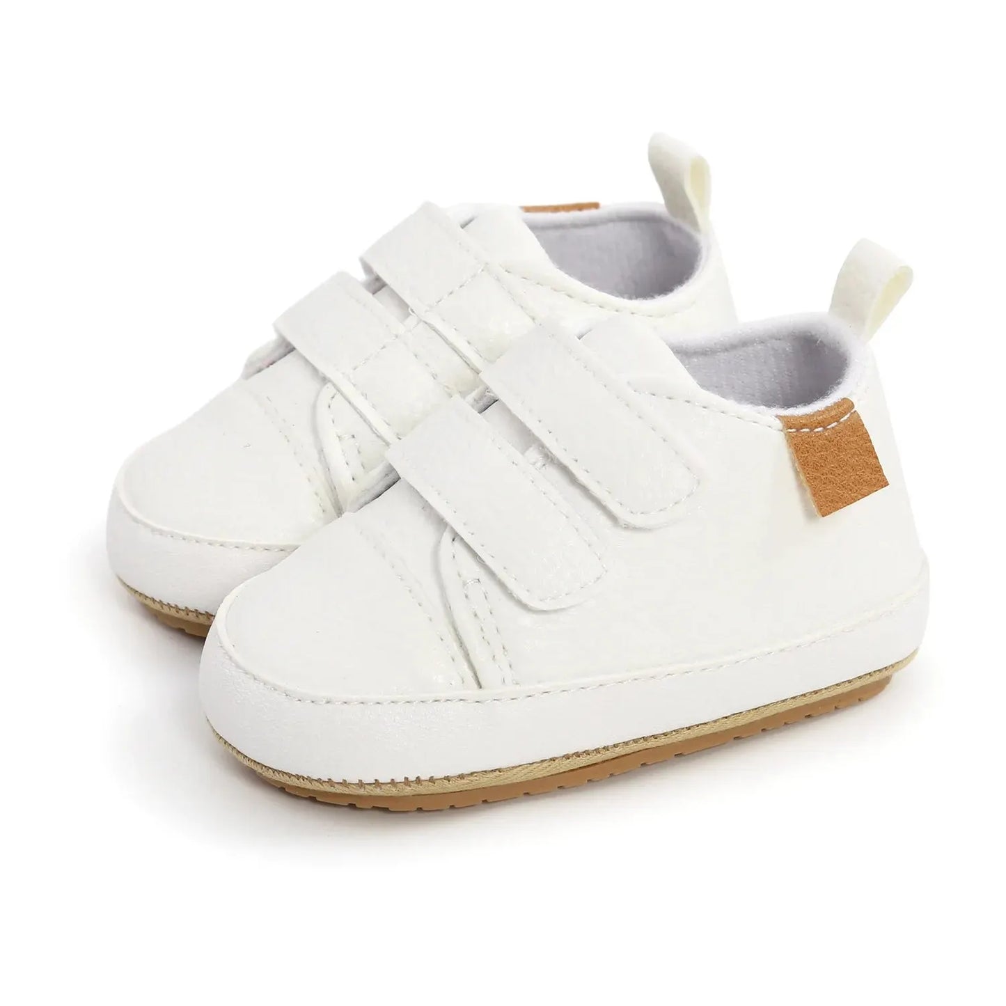 Baby Shoes Boy Girl PU Leather Causal Non-slip Soft Sole Infant Kids