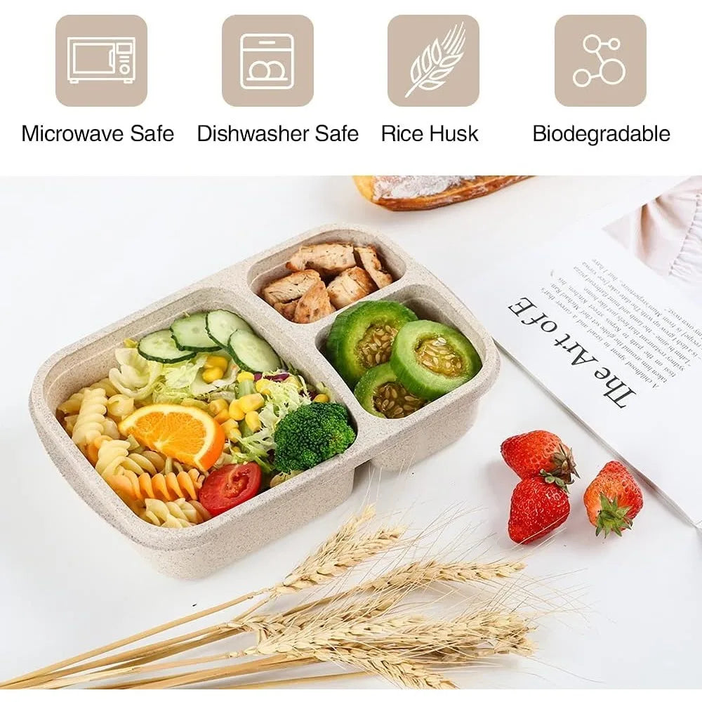 1 Bento Box Lunch Box for Kids and Adults Reusable Food Storage