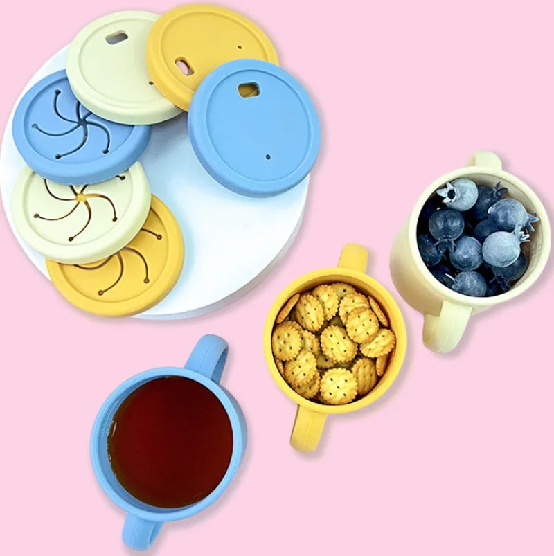 Food Grade Silicone Child Dish Set Baby Feeding Bowl Suction Plate