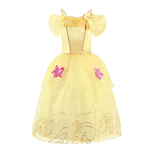 Rapunzel Dress for Girls Cinderella Belle Dress Up Fantasy Children