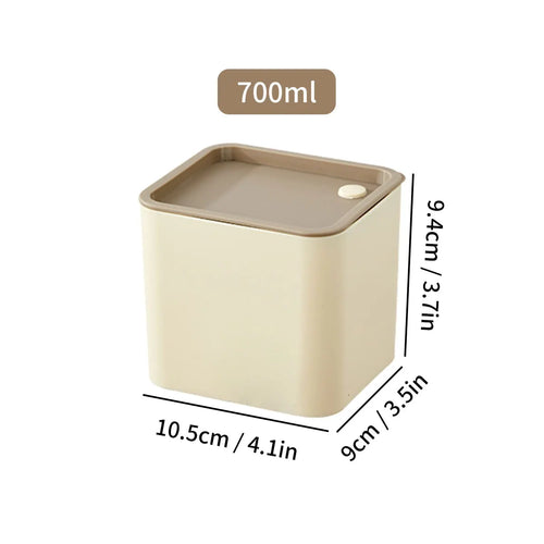 WORTHBUY Plastic Lunch Box Picnic Portable Sealed Bento Boxes With