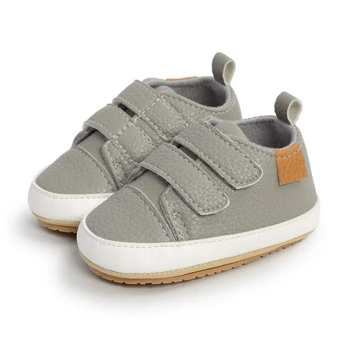 Baby Shoes Boy Girl PU Leather Causal Non-slip Soft Sole Infant Kids