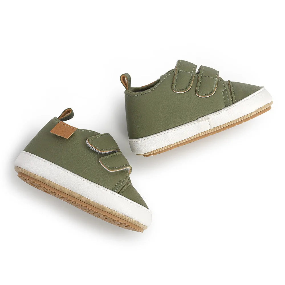Baby Shoes Boy Girl PU Leather Causal Non-slip Soft Sole Infant Kids