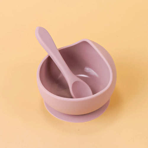 2PC Silicone Sucker Bowl Feeding Tableware for Infant and Young