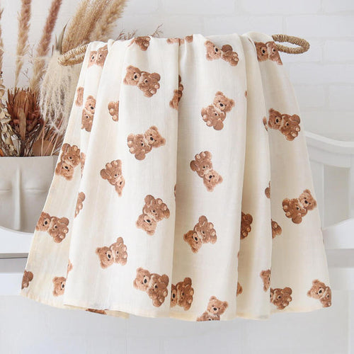 Bamboo Muslin Cotton Baby Blankets Newborn Infant | Bamboo Muslin
