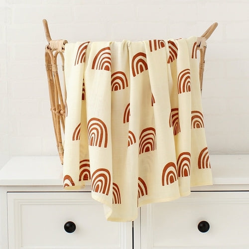 Bamboo Muslin Cotton Baby Blankets Newborn Infant | Bamboo Muslin