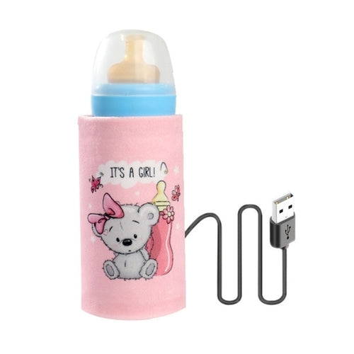 Portable Usb Baby Bottle Warmer Travel Milk Warmer Infant Feeding