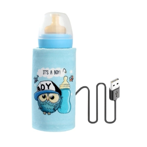 Portable Usb Baby Bottle Warmer Travel Milk Warmer Infant Feeding