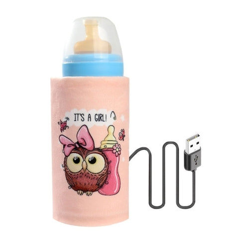 Portable Usb Baby Bottle Warmer Travel Milk Warmer Infant Feeding