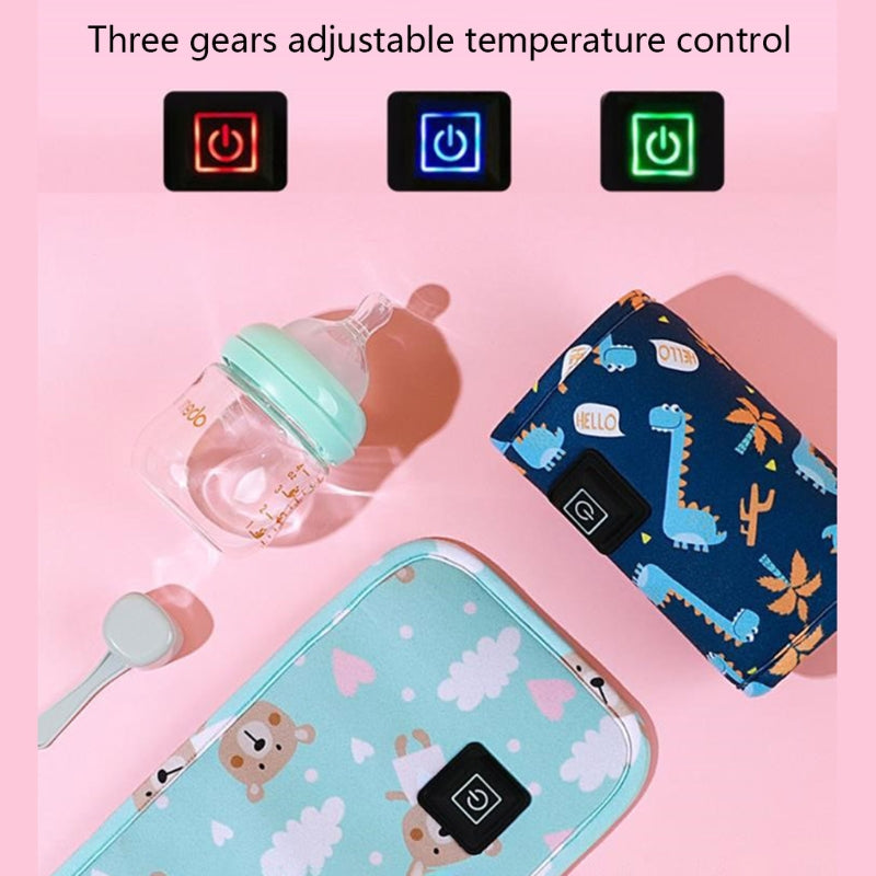 Portable Usb Baby Bottle Warmer Travel Milk Warmer Infant Feeding