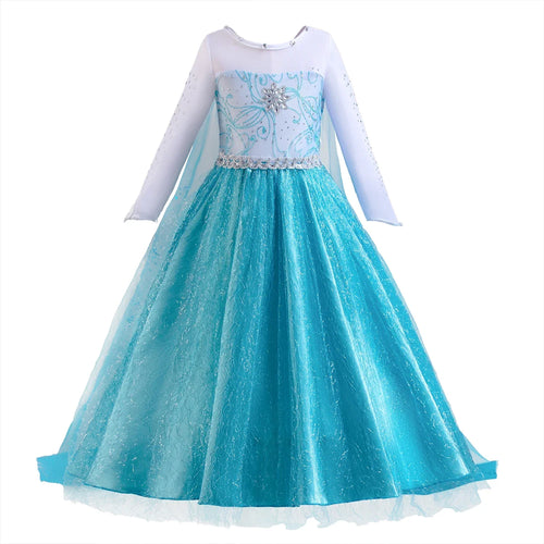 Elsa Dress for Girls 3-10 Yrs Birthday Role Elsa Princess Dress For