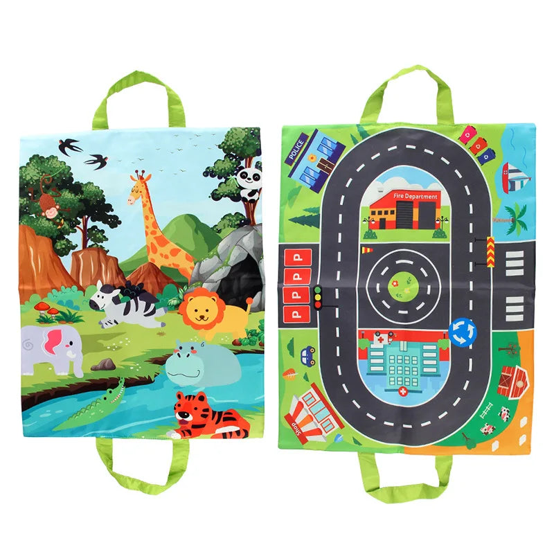 Soft Fabric Car Toy for Babies - Tear-Resistant Cloth Book with