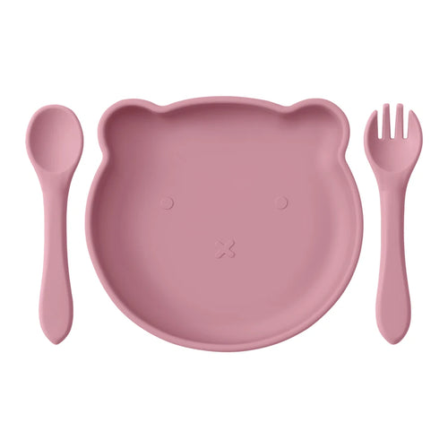 Wholesale Silicone Baby Feeding Set BPA Free Suction Dishes Plate