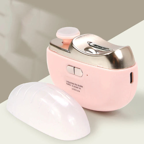 Electric Nail Clippers With Light Automatic Anicure Trimmer Adult Baby