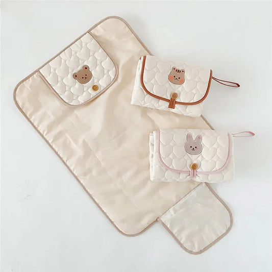 Baby Foldable Diaper Changer Baby Changing Mat Waterproof Changing Pad