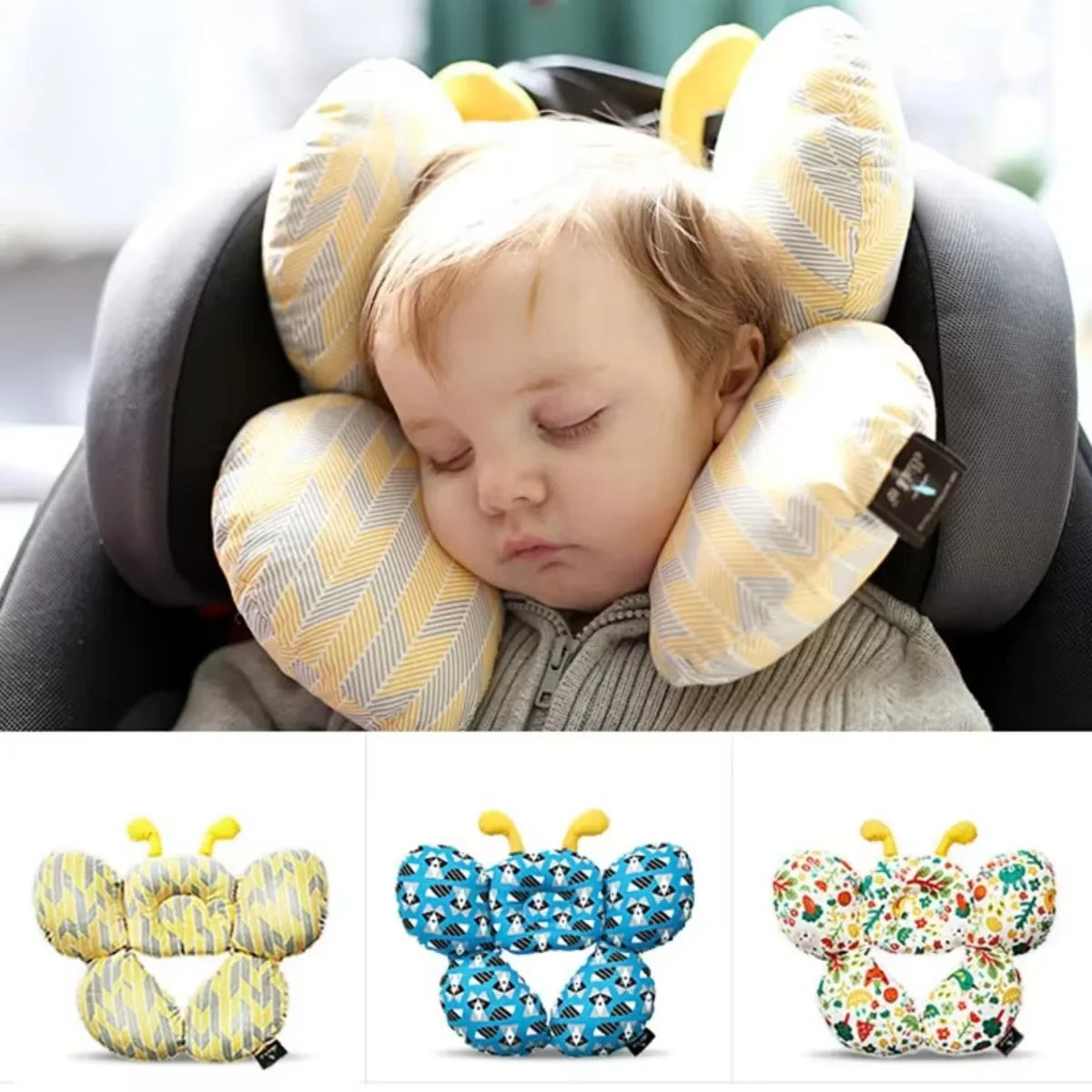 Kids Neck Pillow Baby Pillows Newborn Safety Car Seat Head Support