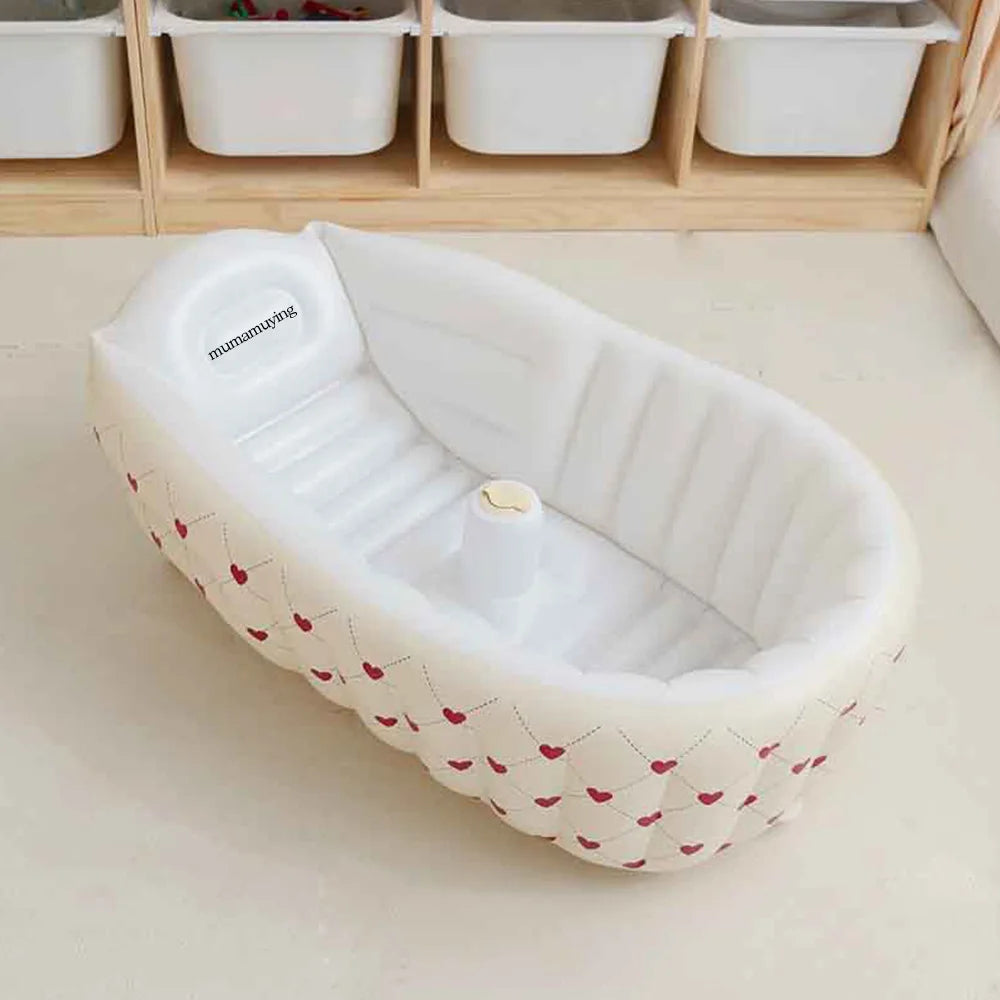 1PCS Inflatable Baby Bathtub / Baby Inflatable Chair, Toddler Bathing