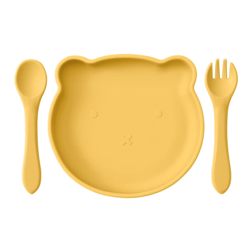 Wholesale Silicone Baby Feeding Set BPA Free Suction Dishes Plate
