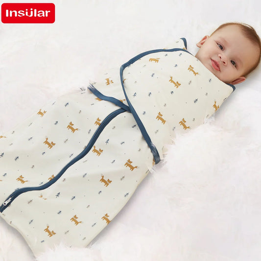 Baby Sleeping Bag For Newborn Summer Thin Soft Cotton Boys Girls Wrap