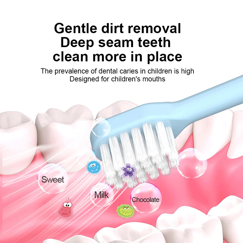 4/10 pcs Children's soft bristled toothbrush, cleaning and protecting