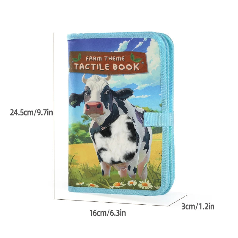 Montessori Baby Book Toy Early Education Soft Cloth Book Early