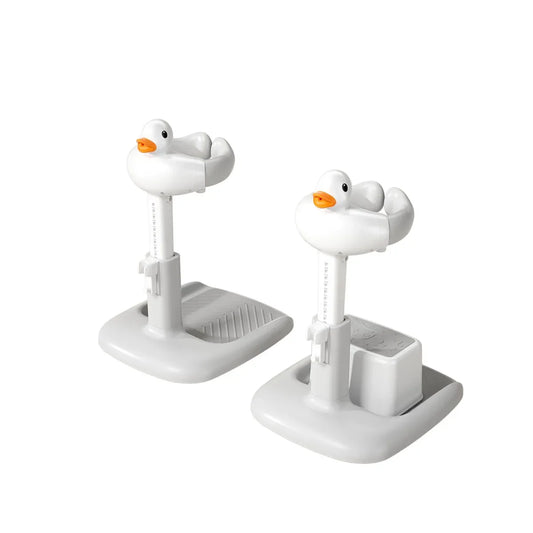 Portable Non-slip Duck Shaped Baby Bath Racks Shower Helper Handle