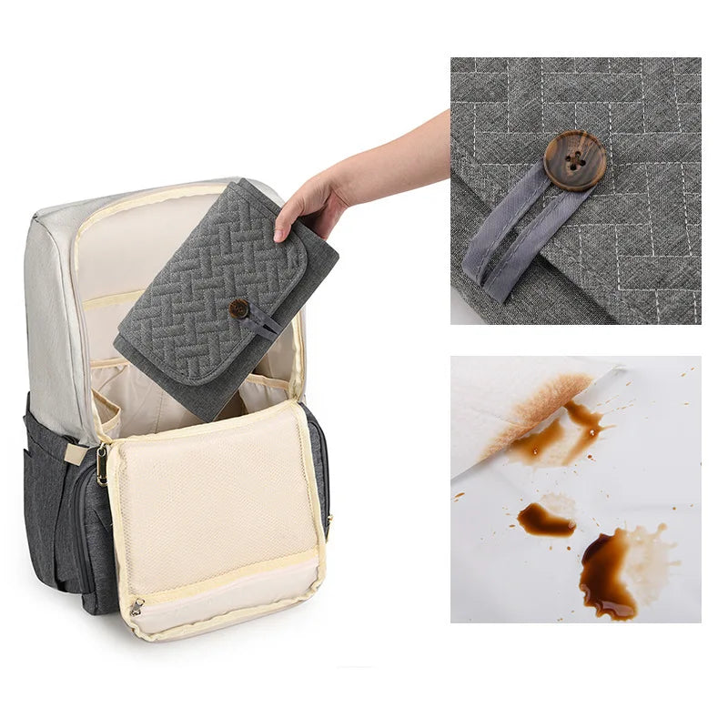 Folding Baby Diaper Pad Portable Infant Diaper Changing Mat for