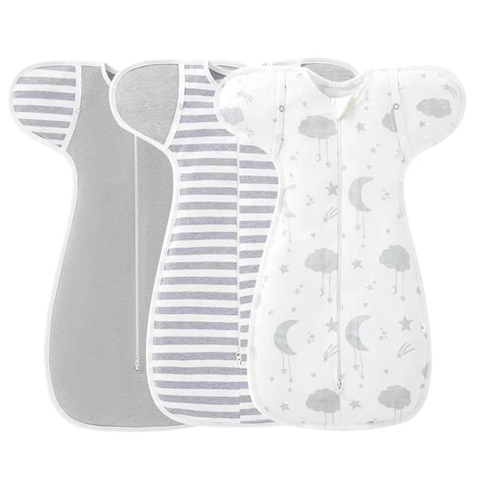 100%Cotton 0-6 Months Newborn Swaddle Sleepsack New Born Baby