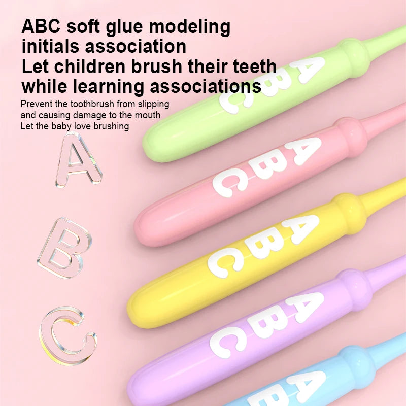 4/10 pcs Children's soft bristled toothbrush, cleaning and protecting