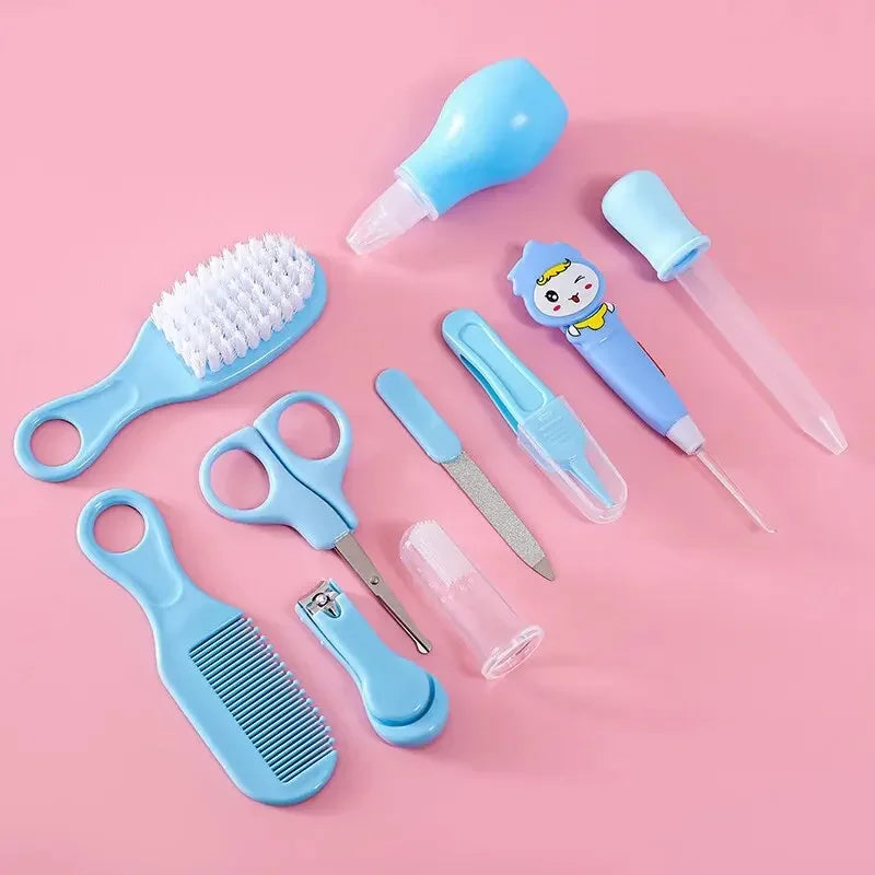 10PCS/Set Baby Health Care Kit Kids Nail Hair Health Care Thermometer