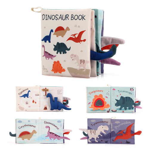 17x16CM Tail Cloth Book Baby Soft Cloth Book Parent-child Interactive