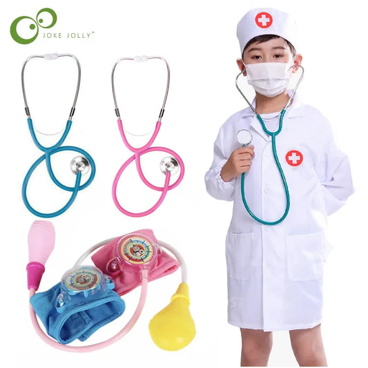 Simulation doctor nurse work Children Uniform Cross Coat Halloween