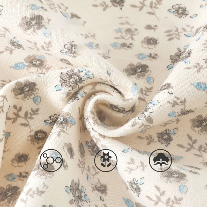 2025 Korean Trendy Infant Girls Clothes Set 0-4Y Cute Floral Boneless