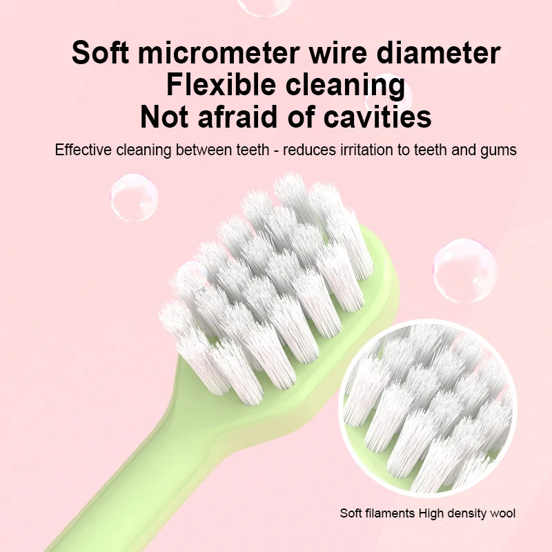 4/10 pcs Children's soft bristled toothbrush, cleaning and protecting