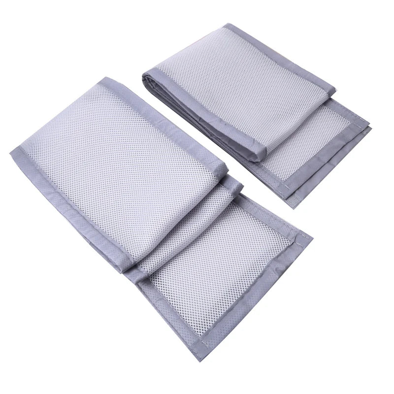 Mesh Crib Soild Color Breathable Bed Crib Bumper Liner For Standard