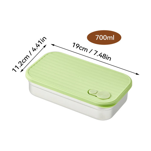 WORTHBUY Portable 304 Stainless Steel Lunch Box For Kids Students