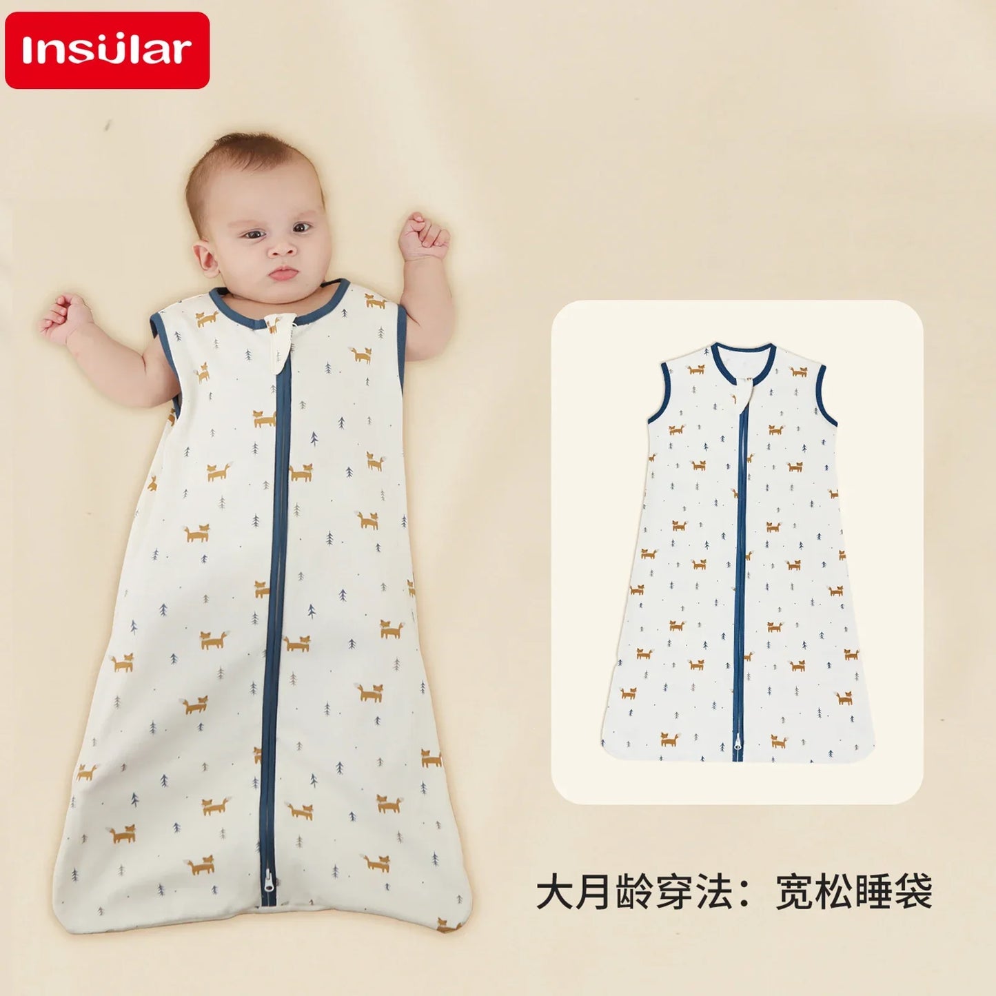 Baby Sleeping Bag For Newborn Summer Thin Soft Cotton Boys Girls Wrap