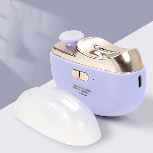 Electric Nail Clippers With Light Automatic Anicure Trimmer Adult Baby