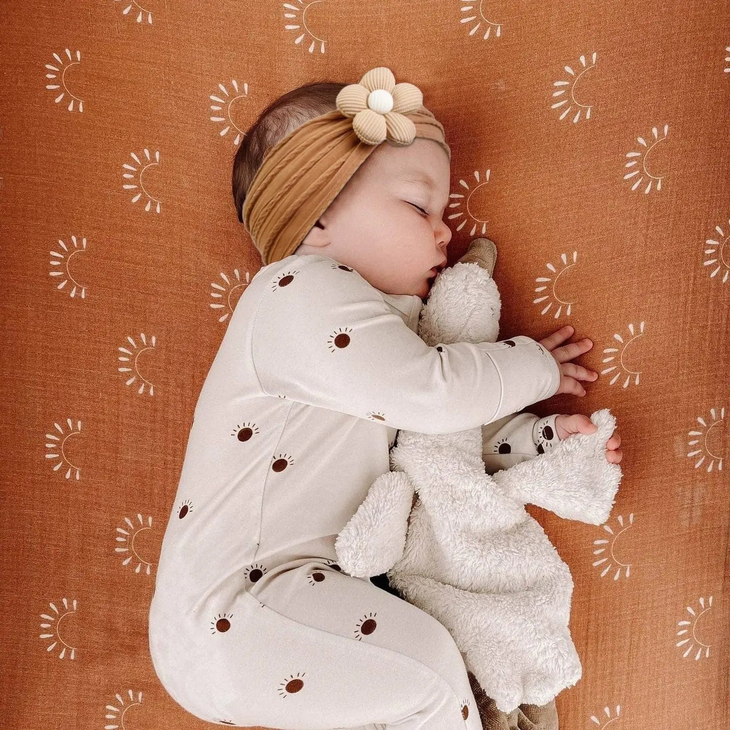 New Flower Nylon Girl Hairband Elastic Soft Baby Headband for Children