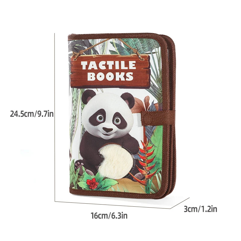 Montessori Baby Book Early Education Soft Cloth Book Interactive